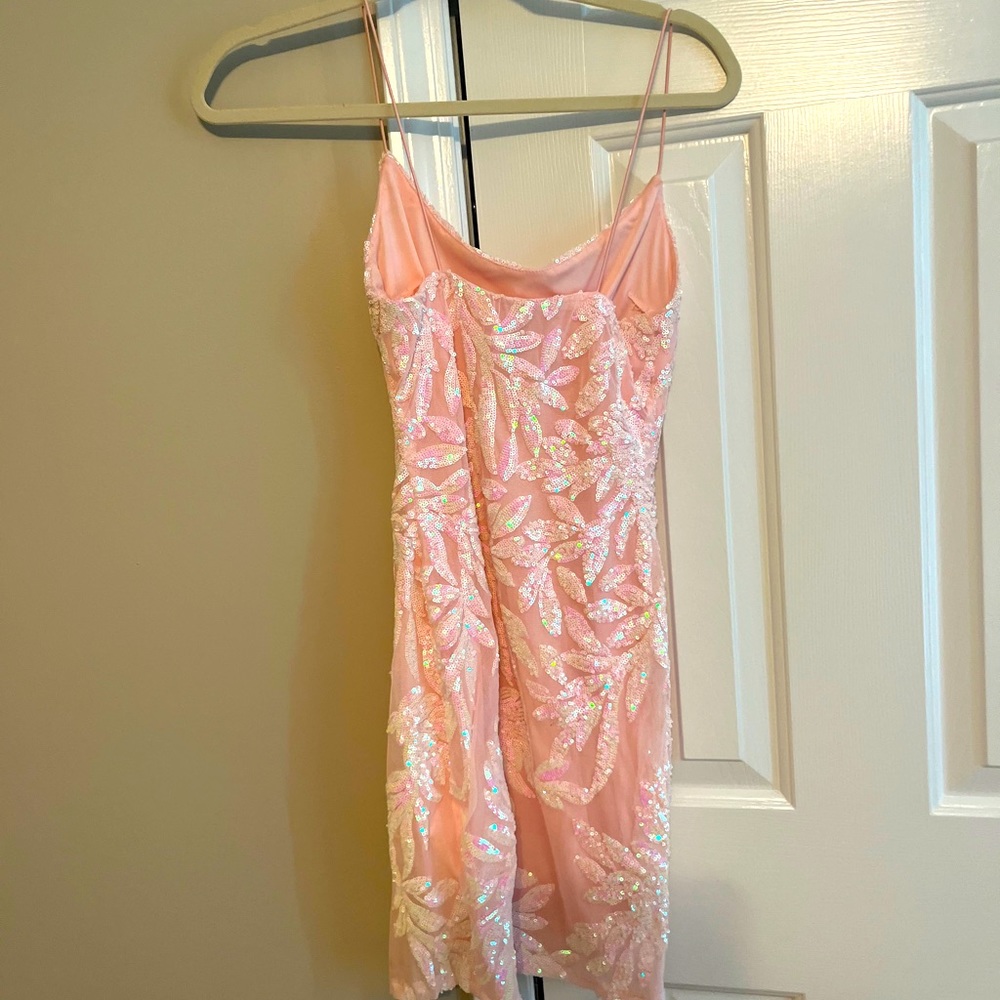 Light pink formal dress